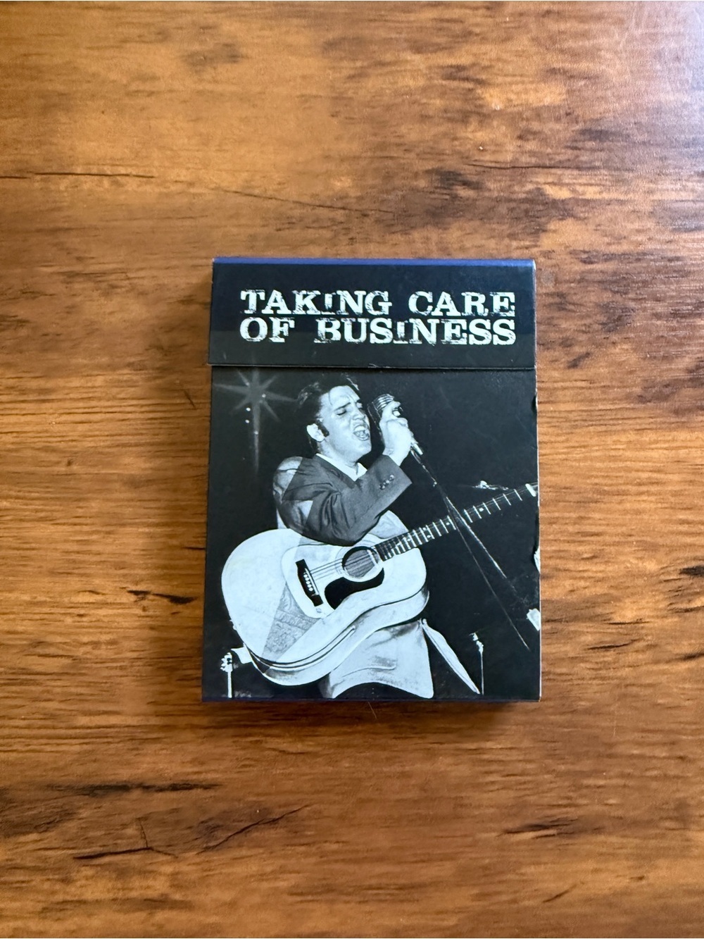 Elvis Presley taking care of business small notepad